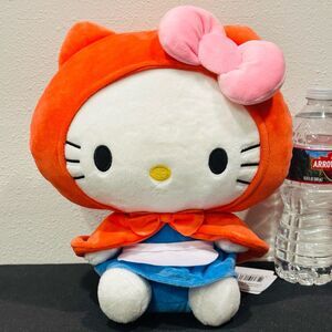 NWT Sanrio Licensed Wizard Hello Kitty in Red Cape 11” plush Round 1 Exl…